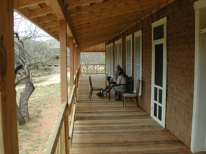 Photo - Headquarters Building porch.