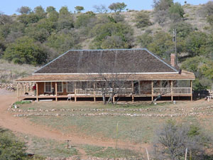 Photo - Headquarters Building with its new porch.