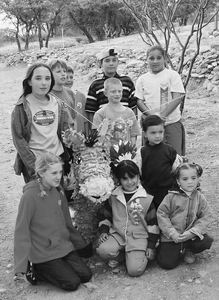 Photo - The children celebrate Easter with a pinata.