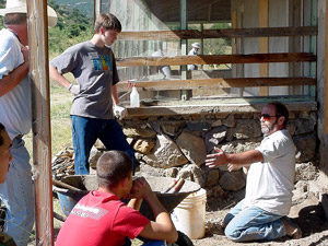 Photo - Chris Schrager and CAS students at Brown Canyon Ranch.